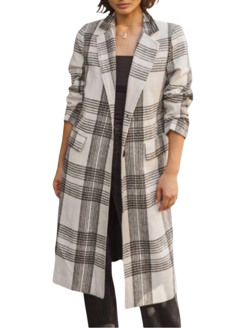 Bohme Natalya Plaid Coat - Size Medium